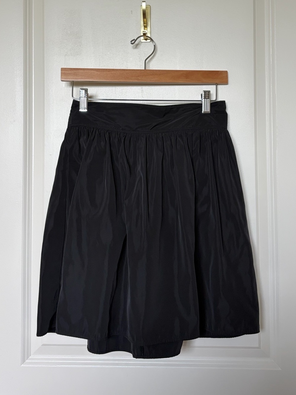 Express Black Mini Skirt with Bow Detail